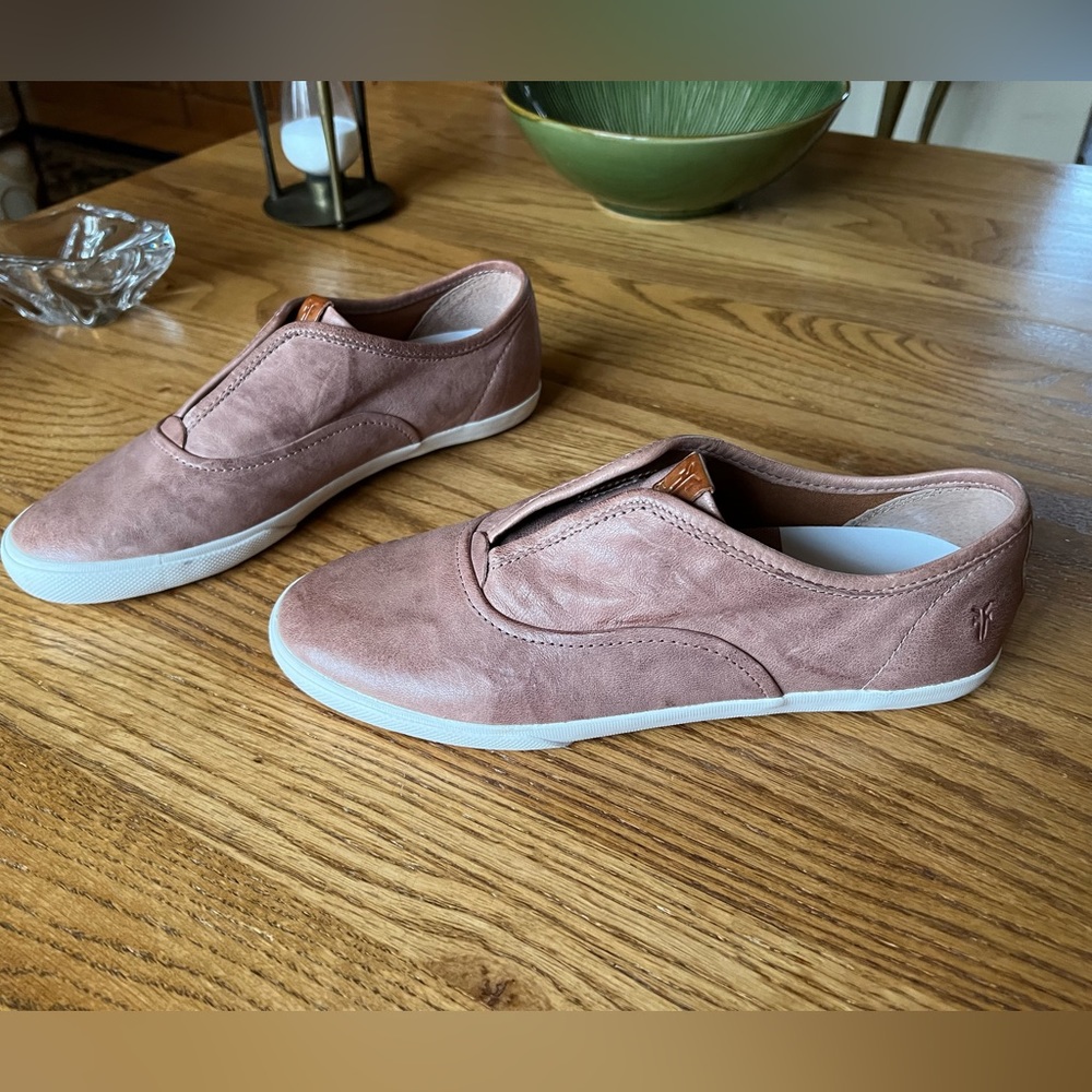 Frye Mauve Suede Slip-On Flats